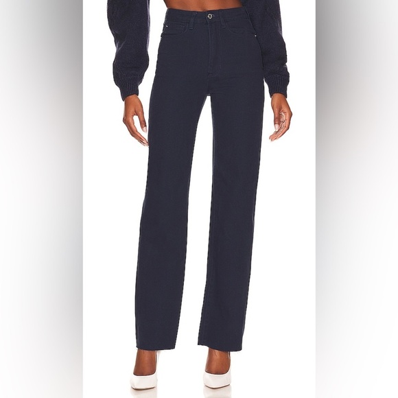 $138 We Wore What Jeans Womens Wide Leg High Rise Dad Jeans Size 26 Blue Cotton - Picture 1 of 5